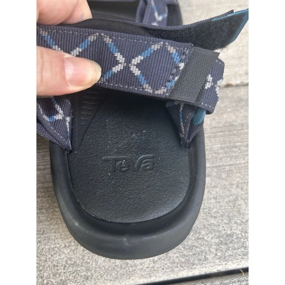 Teva Hurricane XLT2 Mens 9 Navy Blue Diamon Total Eclipse Hiking Sandals 1019234